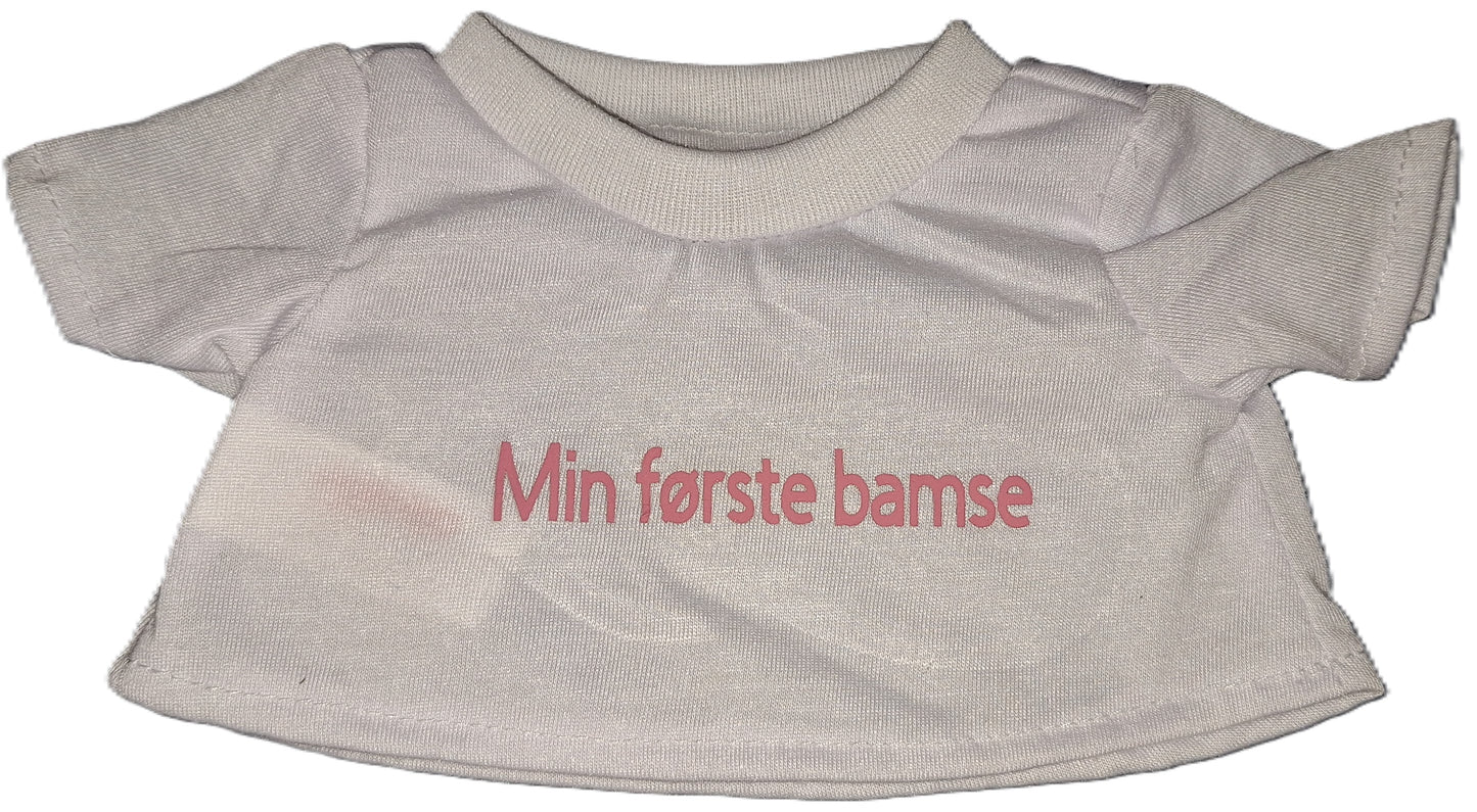 Hvid T-shirt med tryk