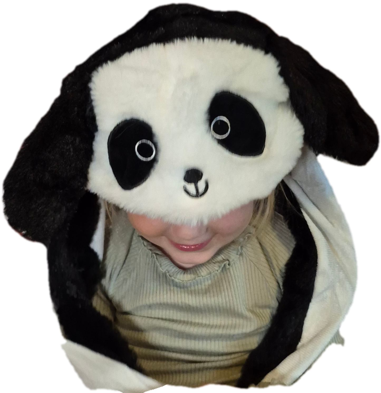 Panda hat med ører